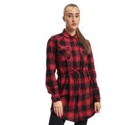 Brandit Longshirt Lucy – Damen/Herren, rot/schwarz, Baumwolle, Größe L