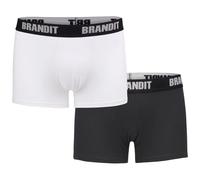 Brandit Boxershorts Logo – 2er Pack Baumwolle Herren Weiß/Schwarz Größe 3XL
