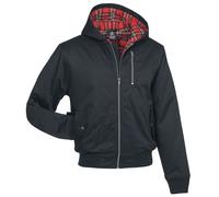 Brandit Lord Canterbury Hooded Winter Übergangsjacke schwarz in L