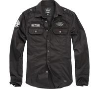 Brandit Luis Vintage Hemd, schwarz, Größe L für Männer