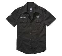Brandit Shirt Luis Vintage Kurzarm Baumwolle Herren Schwarz Größe M
