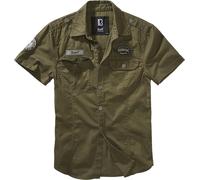 Brandit Luis Vintage Shirt Short Sleeve oliv, Größe S, Herren, Baumwolle