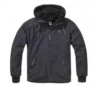 Brandit® Luke Windbreaker Kapuzenjacke - Schwarz XXL