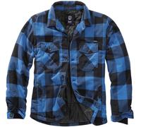Brandit Hemdjacke Lumber Baumwolle Herren Schwarz/Blau Größe 5XL