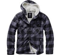 Brandit Lumber Jacke, schwarz/grau, Größe S