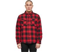 Brandit Jacke Lumber Jacket mit Kapuze rot/schwarz Herren Größe L