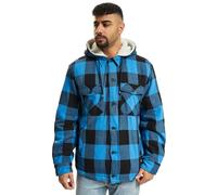 Brandit Lumberjacket hooded blau/schwarz Größe 4XL