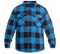 Brandit Lumber Hemdjacke black/blue, Größe S, Herren, Baumwolle