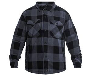 Brandit - Lumber Jacket - Jacke - Black/Grey 3XL