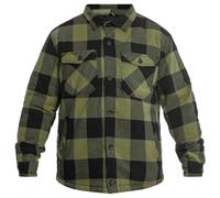 Brandit Lumber Check Shirt gefüttert, Größe:S, Farbe:Oliv-Schwarz