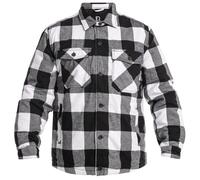 Brandit Hemdjacke Lumber - Baumwolle - Schwarz/Weiß - Herren Größe 3XL