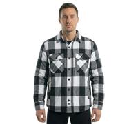 Brandit Lumber Hemdjacke – 100% Baumwolle – Herren Schwarz/Weiß Gr. 7XL