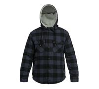 Brandit - Lumberjacket Hooded - Jacke - Black/Grey Gringham L