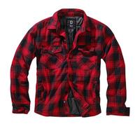 Brandit Lumberjacket Hooded Jacke rot Herren, XL