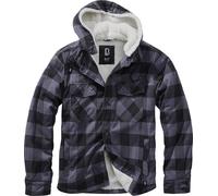 Brandit Lumberjacket Hooded Übergangsjacke schwarz grau in XXL