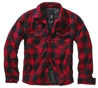 Brandit Lumberjacket Übergangsjacke schwarz rot in 5XL