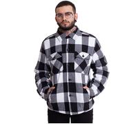 Brandit - Lumberjacket White/Black - Jacke - Weiß - S - Shell: 100% Baumwolle; Lining: 100% Polyester Weiß S