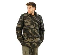 Winterjacke BRANDIT "Brandit Herren M-65 Giant Jacket", Herren, Gr. 6XL, grau (schwarzcamo), 100% Baumwolle, mehrfarbig, oversize, amerikanischer Ausschnitt, Jacken Winterjacke (38556913-6XL) schwarzc