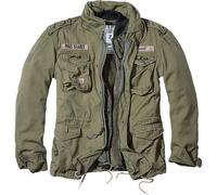 funktionale Brandit Herren Jacke Reißverschluss Kapuze mit Baumwolle Khaki 5XL