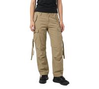 Brandit Damen Cargohose M-65 Camel Größe 29 100% Baumwolle