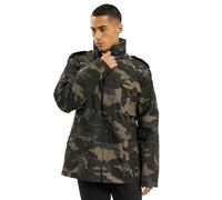 stylische Brandit Herren Jacke Reißverschluss Taschen Camouflage 3XL