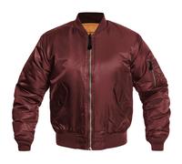 Brandit Bomberjacke MA1 3149-91 Bordeaux – Fliegerjacke CWU, 100% Polyamid, Größe M
