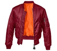 Brandit MA1 Classic Jacke, rot, Größe XL für Männer