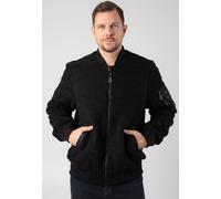 Black Brandit Ma1 Sherpa Full Zip Fleece Schwarz S Mann
