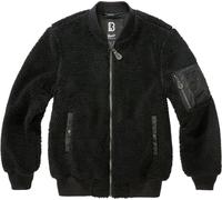 Brandit Jacke MA1 Sherpa – 100% Polyester/100% Nylon – Schwarz XL