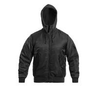 Brandit MA1 Sweat Hooded Jacket, Farbe: Black, Größe: 3XL