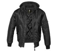 Brandit MA1 Sweat Kapuzen Outdoorjacke Größe XXL Farbe Schwarz