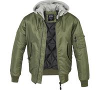 Brandit MA1 Sweathood Bomberjacke oliv in 4XL