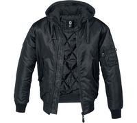 Brandit MA1 Sweathood Bomberjacke schwarz in 5XL