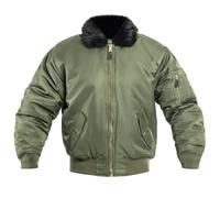 Brandit MA2 Jacket Fur Collar Männer in Gr. S in Olive