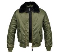 Winterjacke BRANDIT "Herren MA2 Jacket Fur Collar" Gr. 3XL, grün (olive) Herren Jacken Übergangsjacken (92445949-XXXL)