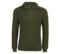 Brandit Marine Pullover Troyer - Oliv - Größe XL/54