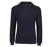 Brandit Strickpullover Marine Troyer navy, Größe L, Herren, Synthetik