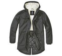 Wintermantel BRANDIT "Brandit Herren Marsh Lake Parka", Herren, Gr. S, schwarz (anthrazit), 80% Polyester, 20% Baumwolle, Mäntel Wintermantel (68962919-S) anthrazit