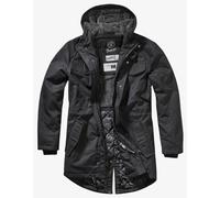 Wintermantel BRANDIT "Brandit Herren Marsh Lake Parka", Herren, Gr. L, schwarz, 80% Polyester, 20% Baumwolle, Mäntel Wintermantel (24982213-L) schwarz
