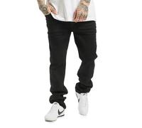 Brandit Jeans Mason Ungewaschen Gerader Schnitt Männer Schwarz W32 L34