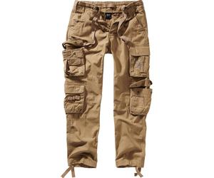 Brandit Men Pure Slim Fit Trousers Beige-3XL