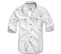 Brandit Men Slim Shirt Hemd (Sale) weiss, Größe 3XL, Herren, Baumwolle