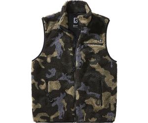 Brandit Men Weste Teddyfleece Vest Men Darkcamo-M