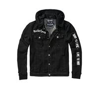Brandit Motörhead Cradock Denim Jacket, Farbe: black+blac, Größe: 4XL
