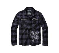 Brandit Men Hemd Motörhead Checkshirt Black-Grey-7XL