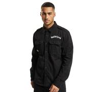 Langarmhemd BRANDIT "Herren Motörhead Vintage Shirt" Gr. 4XL, US-Größen, schwarz Herren Hemden Langarm (40714004-4XL)