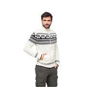 Brandit Norweger-Strickjacke Weiß Größe M
