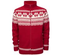 Brandit Norwegian Cardigan, Farbe: red, Größe: L