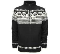 Brandit Norweger-Strickjacke Schwarz Größe L