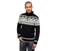 Brandit Troyer Norweger Strickpullover schwarz, Größe S, Herren, Wolle